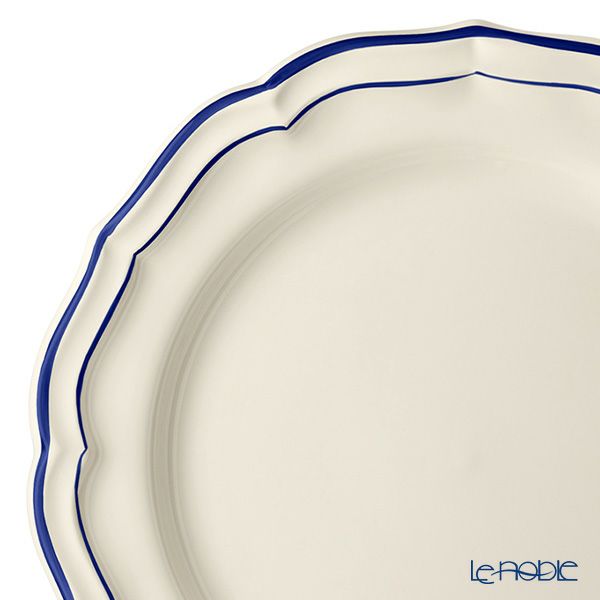 ジアン（Gien） フィレコバルト ディナープレート 27.4cm