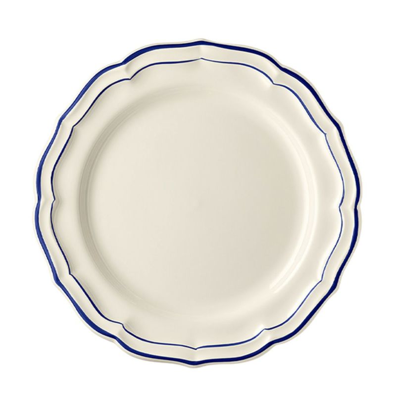 ジアン（Gien） フィレコバルト ディナープレート 27.4cm