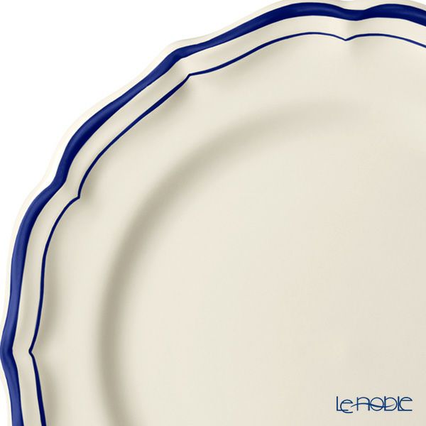 ジアン（Gien） フィレコバルト デザートプレート 22cm