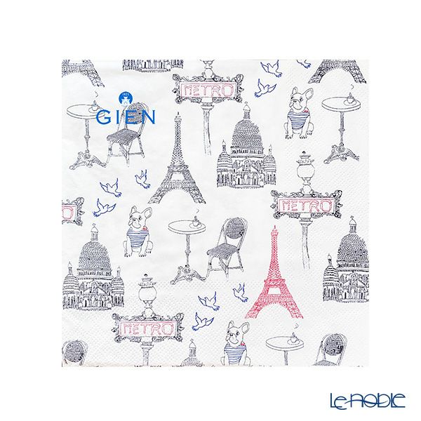 ジアン（Gien） サ・セ・パリ ペーパーナプキン 33×33 20枚入