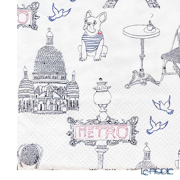 ジアン（Gien） サ・セ・パリ ペーパーナプキン 33×33 20枚入