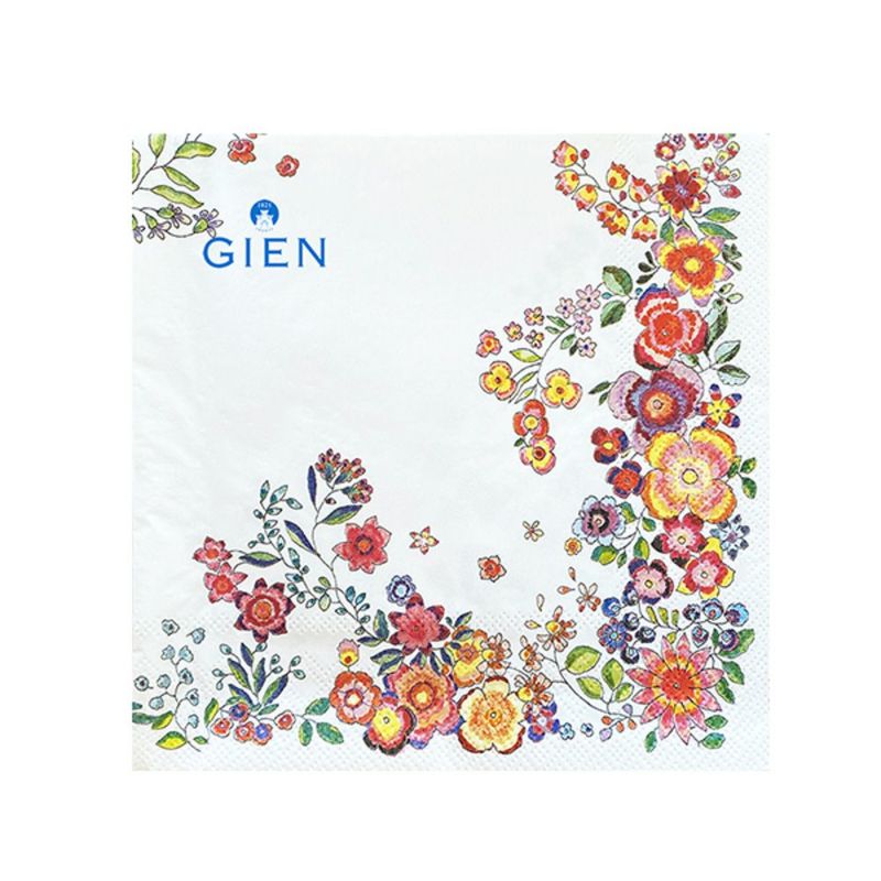 ジアン（Gien） ポエジー ペーパーナプキン 33×33 20枚入