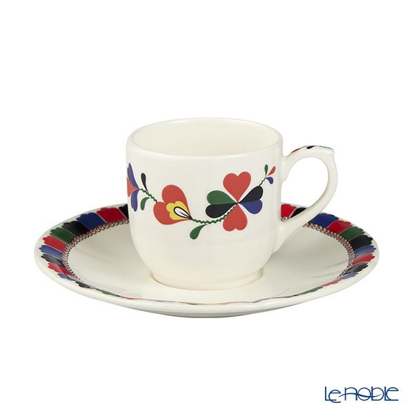 ジアン（Gien） シャンス・フォル エスプレッソカップ＆ソーサー 85ml