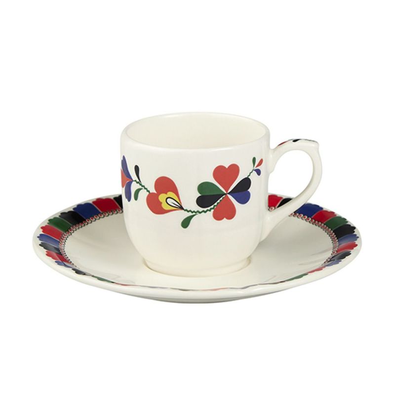 ジアン（Gien） シャンス・フォル エスプレッソカップ＆ソーサー 85ml