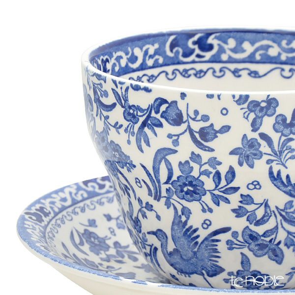 バーレイ ブルーリーガルピーコック ブレックファーストカップ＆ソーサー 430ml