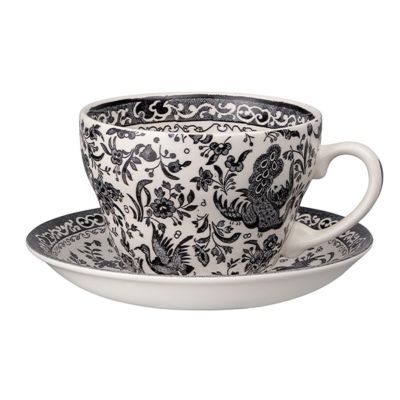 バーレイ ブルーキャリコ ブレックファーストカップ＆ソーサー 430ml