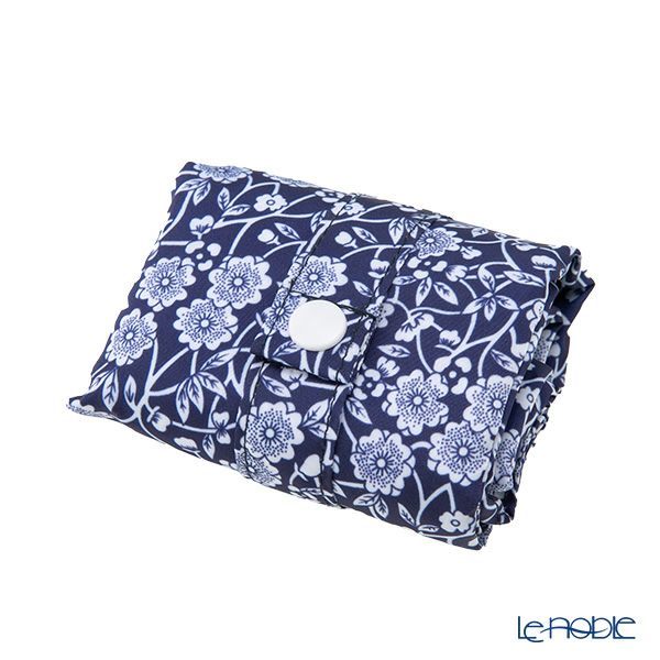 バーレイ ブルーキャリコ エコバッグ 37.5×41cm ポリエステル100%