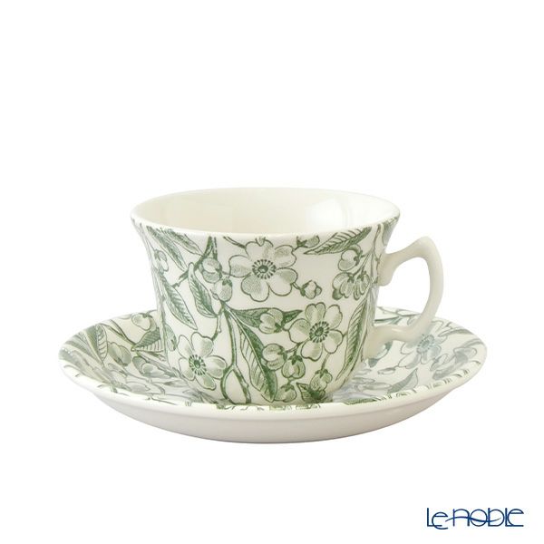 バーレイ グリーンプルナス ティーカップ＆ソーサー 220ml