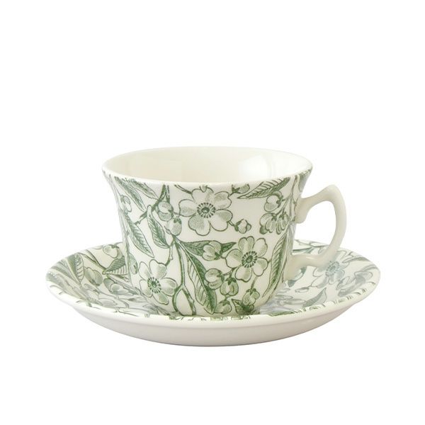 バーレイ グリーンプルナス ティーカップ＆ソーサー 220ml