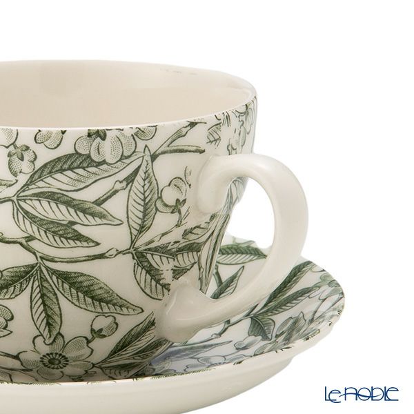 バーレイ グリーンプルナス ブレックファーストカップ＆ソーサー 430ml