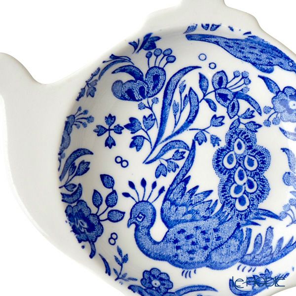 バーレイ ブルーリーガルピーコック ティーポットトレイ