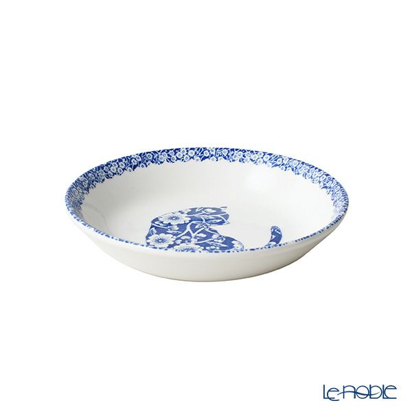 バーレイ キャリコキャット ブルー フルーツプレート／ボウル 12cm