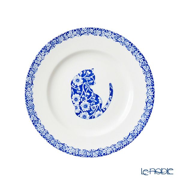 バーレイ キャリコキャット ブルー プレート 17.5cm