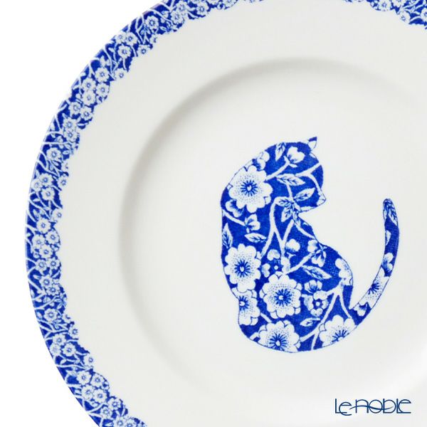 バーレイ キャリコキャット ブルー プレート 17.5cm