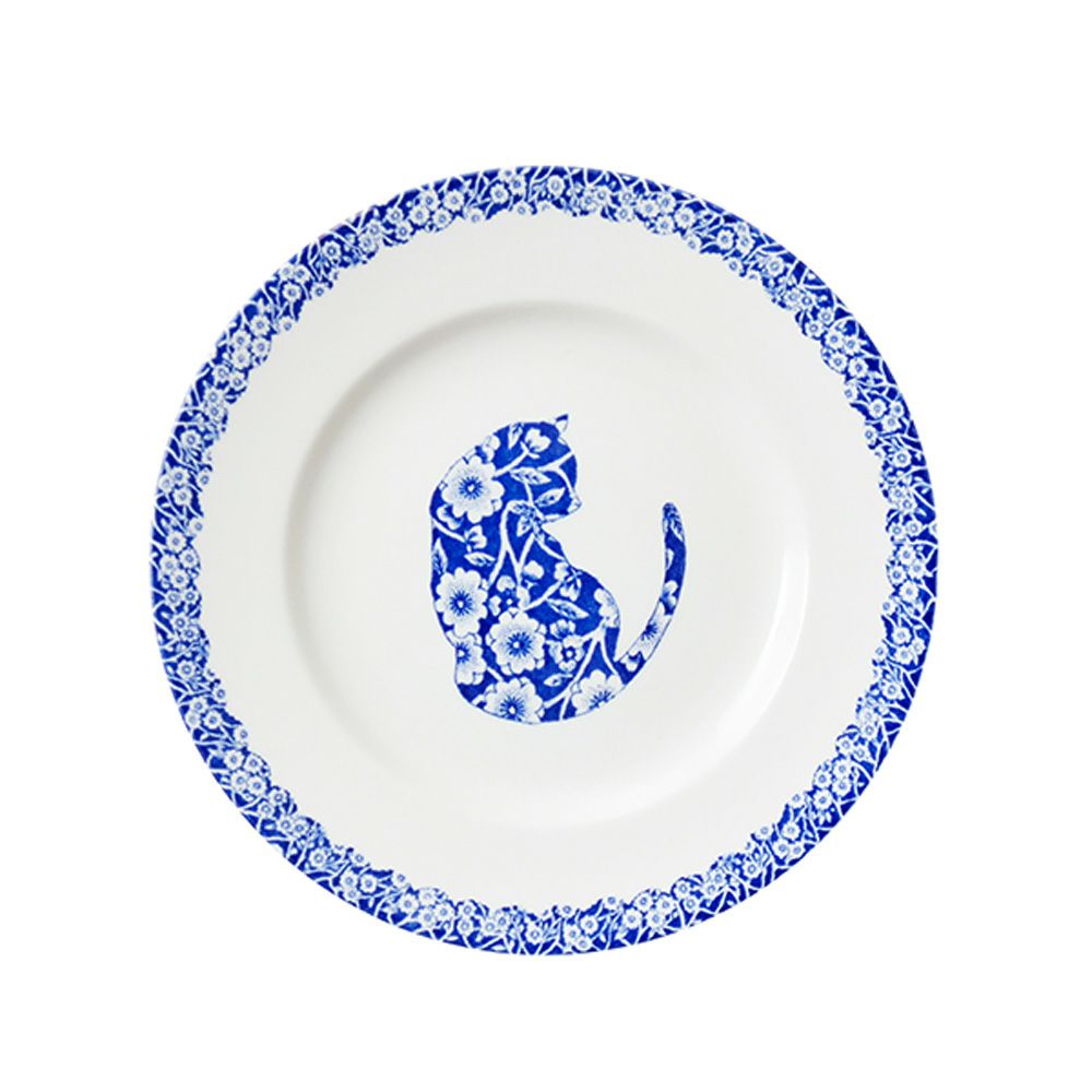 バーレイ キャリコキャット ブルー プレート 17.5cm