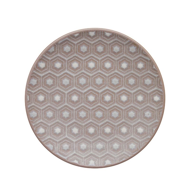 Denby デンビー インプレッション スモールプレート 17cm ピンクアクセント