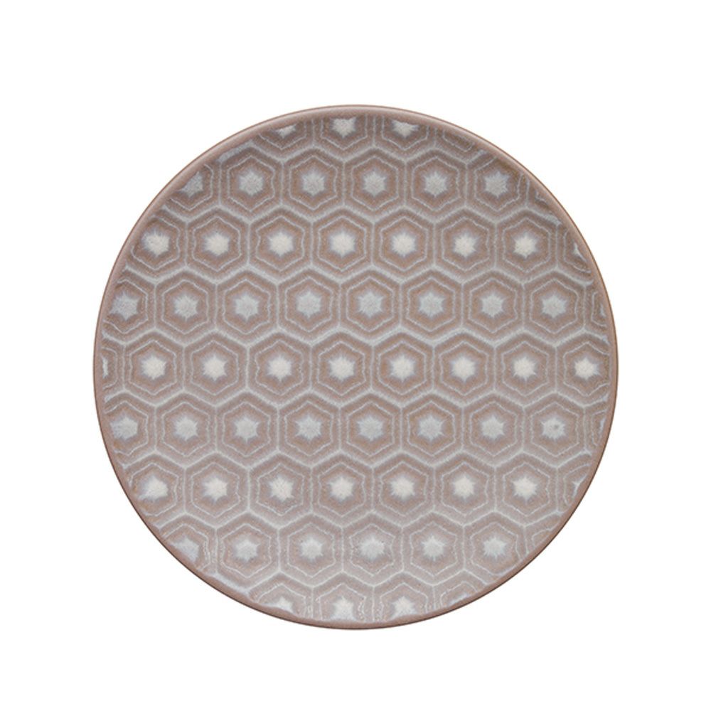 Denby デンビー インプレッション スモールプレート 17cm ピンクアクセント