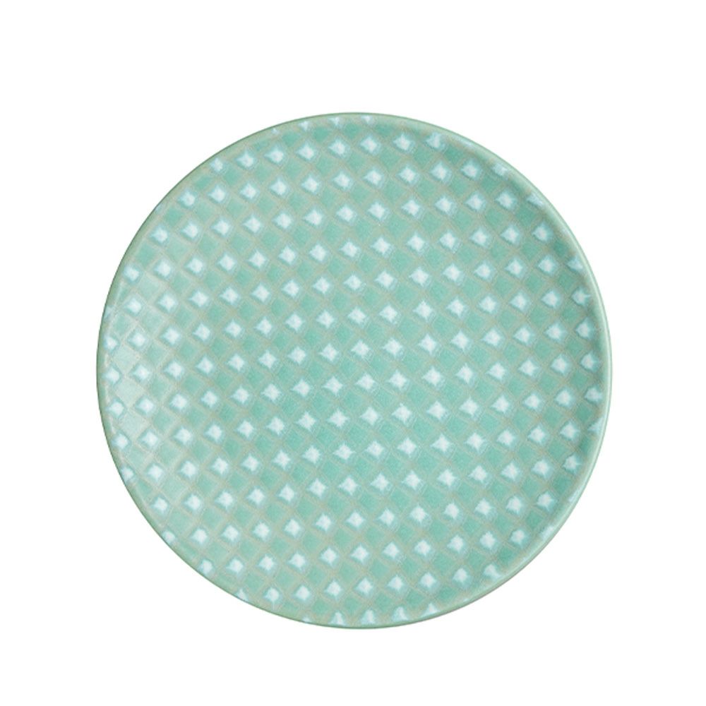 Denby デンビー インプレッション スモールプレート 17cm ミントアクセント