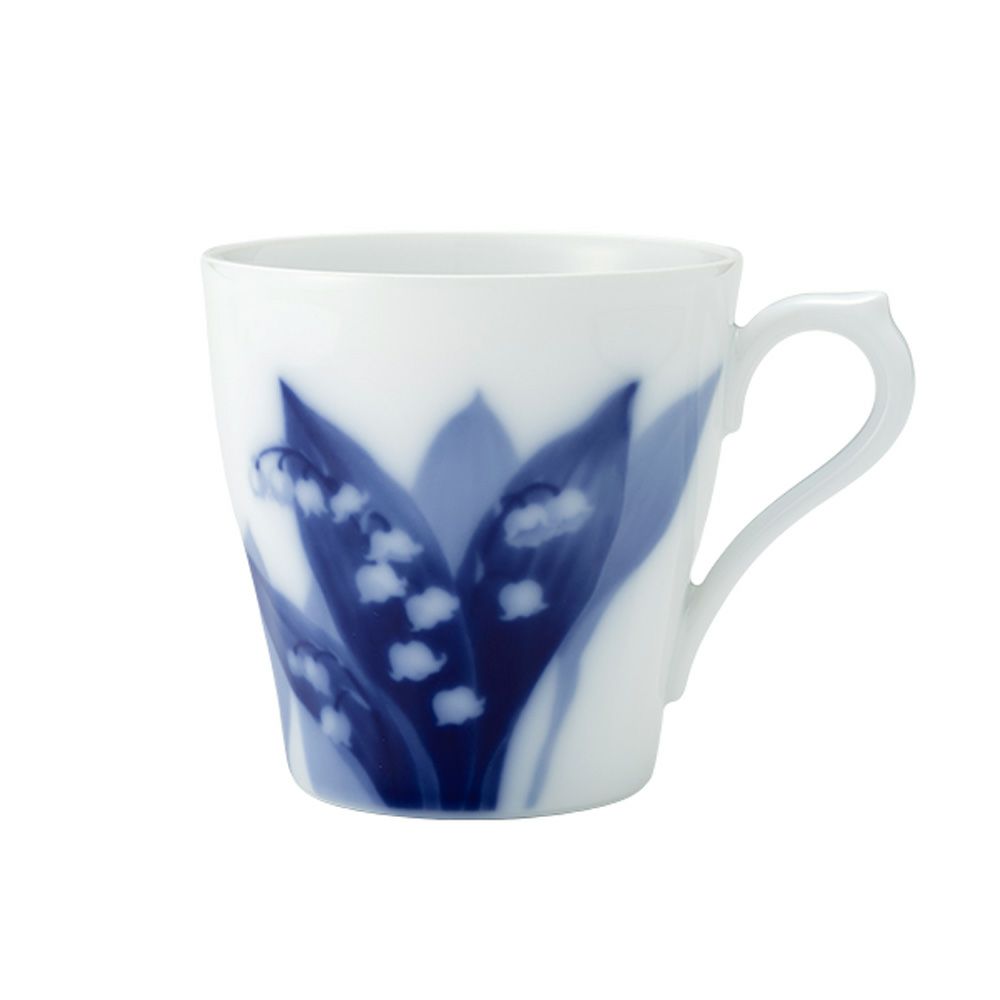 大倉陶園 岡染め すずらん マグカップ B033／114C