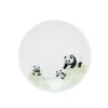 大倉陶園 パンダ親子 縁起物語 16cm皿 双子山の双子パンダ C310-6／34H