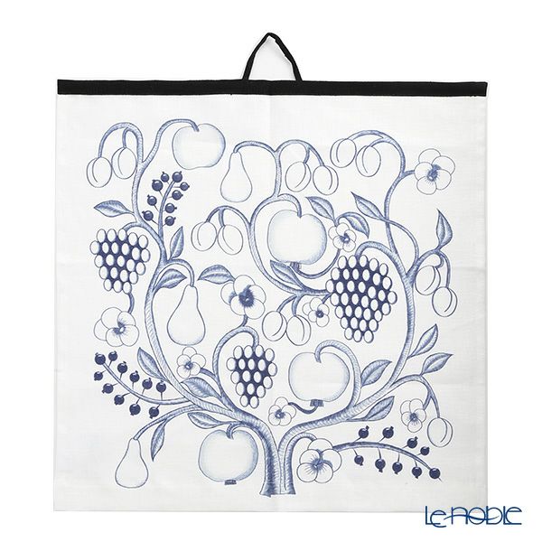 Kuovi クオヴィ キッチンタオル パラティッシ オーチャード ブルー リネン100％ 45×45cm