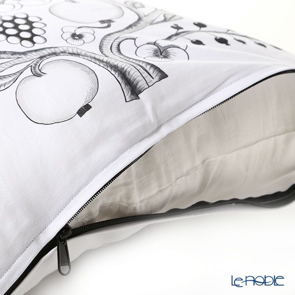 Kuovi クオヴィ クッションカバー パラティッシ オーチャード ブラック コットン100％ 45×45cm