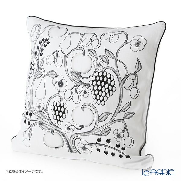 Kuovi クオヴィ クッションカバー パラティッシ オーチャード ブラック コットン100％ 45×45cm