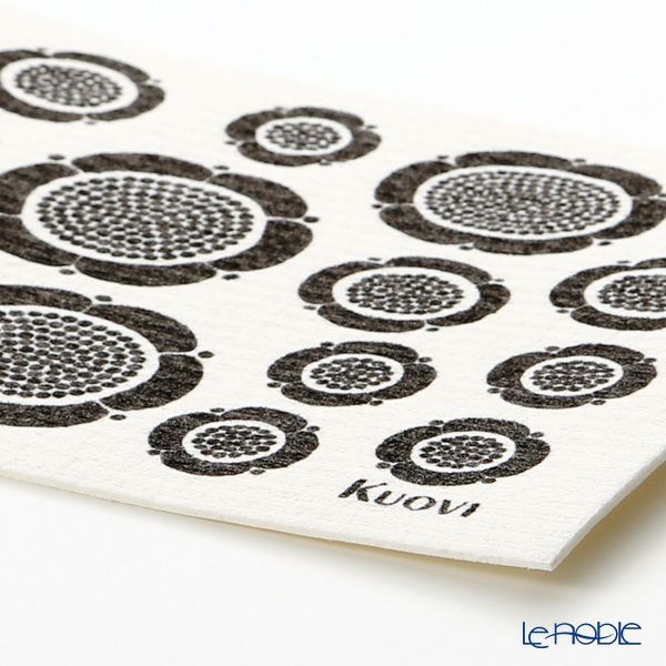 Kuovi クオヴィ キッチンワイプ サンデーモーニング（スンヌンタイ／SUNNUNTAI） ブラック