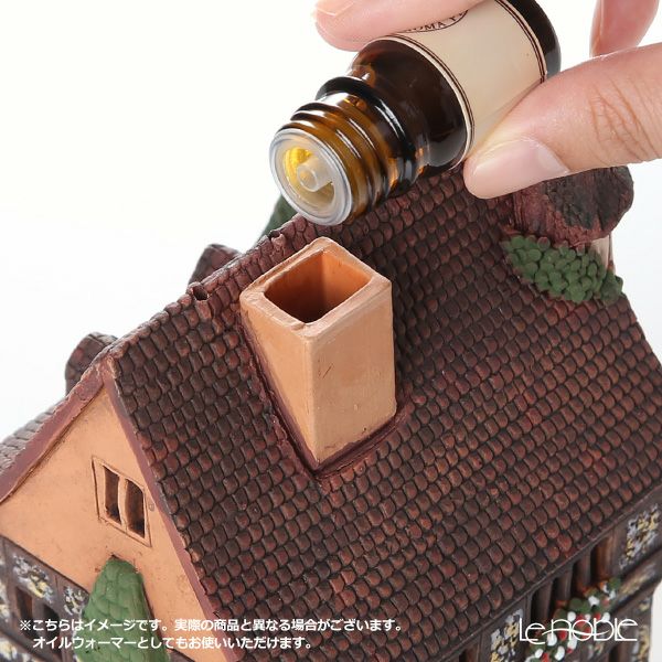 北欧リトアニア製陶器 ミデーネ MIDENE ミニチュアハウス 煙突＆香台付 ドイツ ガルミッシュ-パルテンキルヒェン B265AR