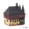 北欧リトアニア製陶器 ミデーネ MIDENE ミニチュアハウス 香台付 ドイツ ヴェルニゲローデの市役所 14cm B314N