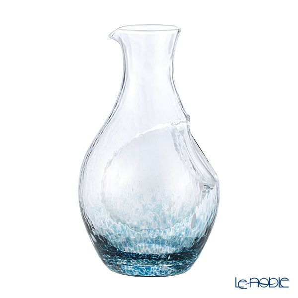 東洋佐々木ガラス 冷酒セット カラフェ 300ml＆杯 55ml×2 ブルー G604-M70