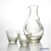 東洋佐々木ガラス 高瀬川 琥珀 冷酒セット G604-M72 カラフェ 300ml×1＆杯 80ml×2