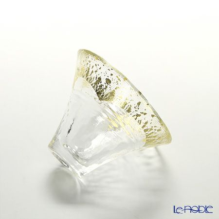 招福杯 富士山 G636-T73 冷酒杯揃え 65ml 金透き・金さくら 【木箱入】