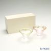招福杯 富士山 G636-T73 冷酒杯揃え 65ml 金透き・金さくら 【木箱入】
