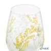 東洋佐々木ガラス 花文 hanafumi ペアタンブラー ミモザ・かすみ草柄 360ml G099-T282