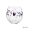 東洋佐々木ガラス 花文 hanafumi ペアフリーグラス ビオラ・ラベンダー柄 380ml G099-T283