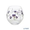 東洋佐々木ガラス 花文 hanafumi ペアフリーグラス ビオラ・ラベンダー柄 380ml G099-T283