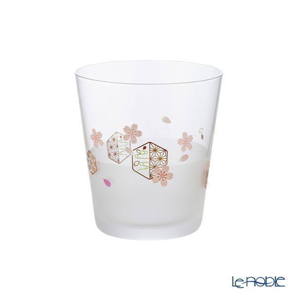 東洋佐々木ガラス 和ごころ ペアフリーグラス さくら／桜柄 285ml G102-T289 木箱入