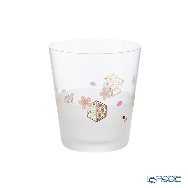 東洋佐々木ガラス 和ごころ ペアフリーグラス さくら／桜柄 285ml G102-T289 木箱入
