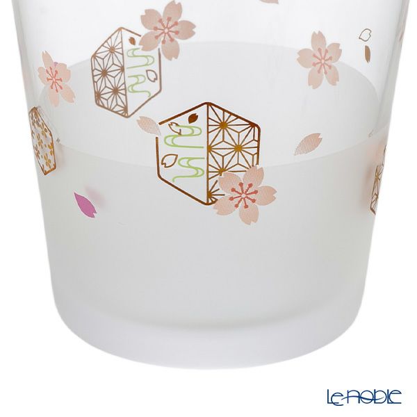 東洋佐々木ガラス 和ごころ ペアフリーグラス さくら／桜柄 285ml G102-T289 木箱入