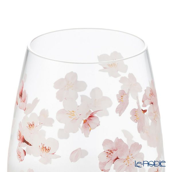 東洋佐々木ガラス 花文 hanafumi ペアタンブラー さくら／桜柄 360ml G099-T302