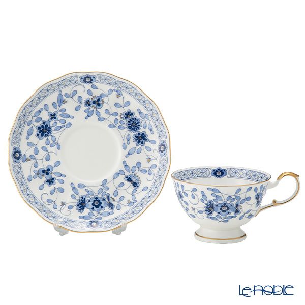 ナルミ ミラノ ティーカップ＆ソーサー（碗皿） ペア 210ml 2人用 9682-7165