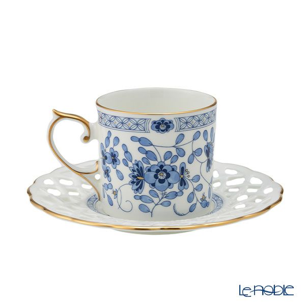 ナルミ ミラノ メッシュコーヒーカップ＆ソーサー 160ml ペア 9682-20894