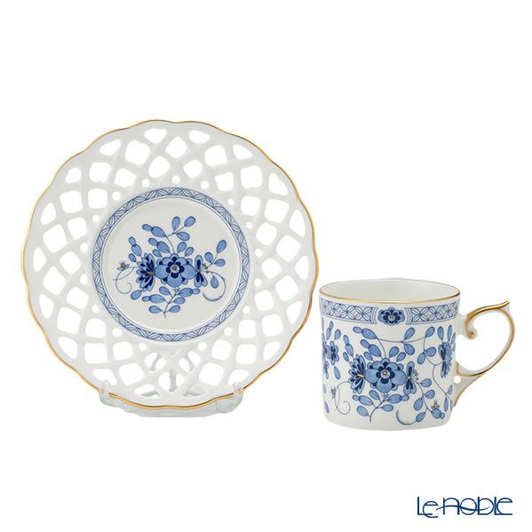 ナルミ ミラノ メッシュコーヒーカップ＆ソーサー 160ml ペア 9682-20894