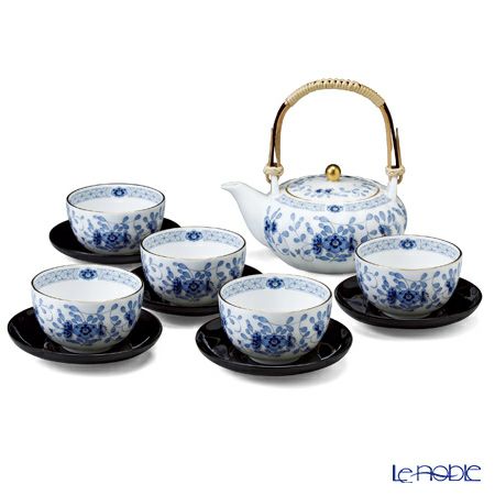 ナルミ ミラノ 茶器揃い（茶托付） 5人用 9682-23031