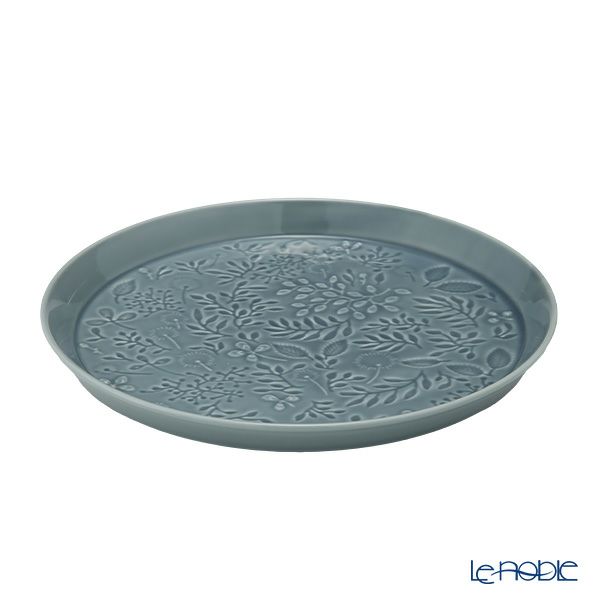 ナルミ アンナエミリア 真夏の牧草地（ミッドサマーメドー） プレート 19cm ブルー 41612-5949