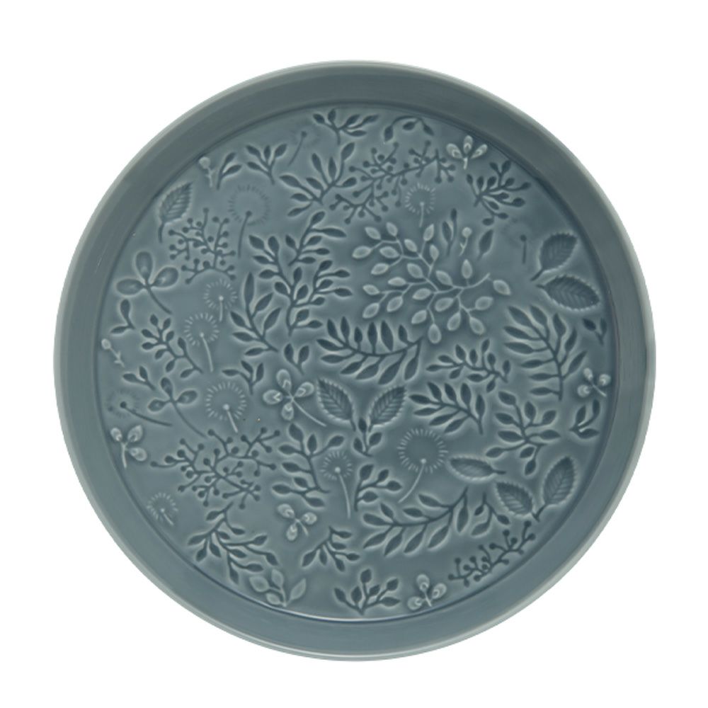 ナルミ アンナエミリア 真夏の牧草地（ミッドサマーメドー） プレート 19cm ブルー 41612-5949