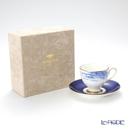 ナルミ 伊勢志摩（ISE SHIMA） 英虞湾 コーヒーカップ＆ソーサー 96660-20857 210ml
