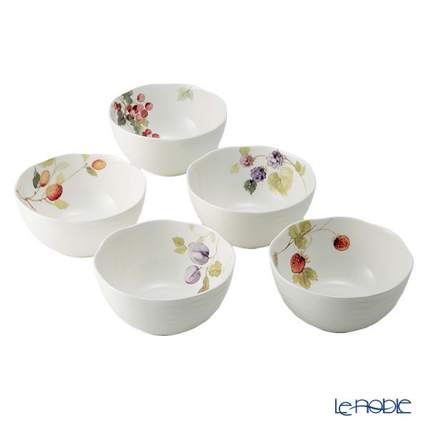 ナルミ ルーシーガーデン プチボウル 11cm 5点セット アソート5柄 96010-21902P