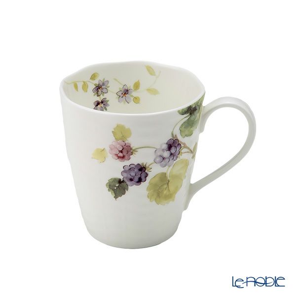 ナルミ ルーシーガーデン マグカップ 370ml ペア ストロベリー＆ブラックラズベリー 96011-21903P